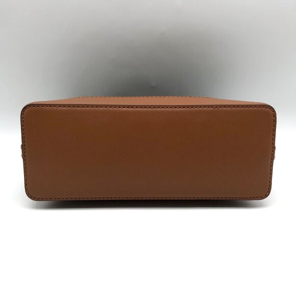 Michael Kors Brown Coated Canvas Large Jet Set Charm Dome - Picture 5 of 11